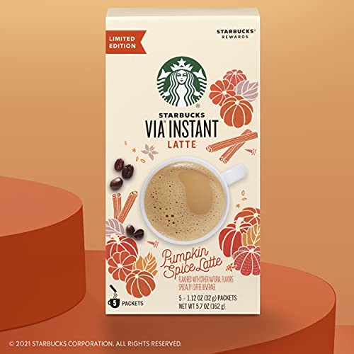 Starbucks Via Instant Coffee — Light Roast Coffee — Pumpkin Spice Latte