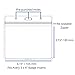 MIFFLIN-USA Card Protector (Clear, 4x3 Inches, 50 Pack), Waterproof and Resealable Horizontal Plastic ID Name Badge Holders