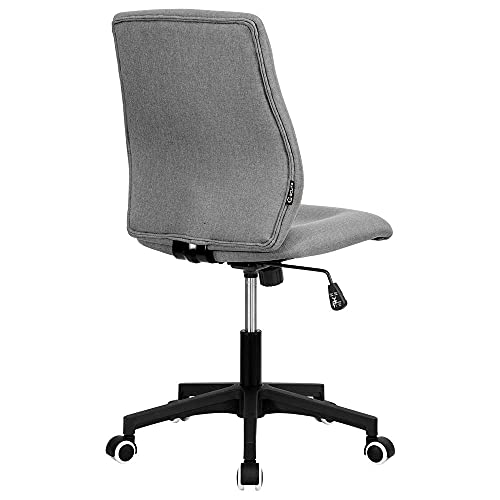 Okeysen Armless Office Desk Chair Ergonomic Small Task Studio Chairs