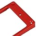 Yibuy 90 x 45mm Red Curved Humbucker Pickup Frame Mounting Rings for Electric Guitar Set of 2