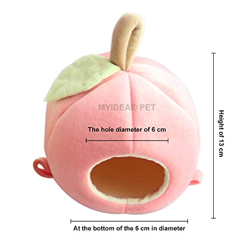 image for MYIDEA Lovely Apple Pet Nest - Fruit Sleeping House for Sugar glider/H
