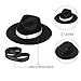 Men's Roaring 1920s Set Manhattan Fedora Hat,Y-Back Suspenders & Pre Tied Bow Tie, Gangster Tie & Fake Mustache (OneSize, Blackhat & Whitesuspenders)