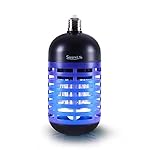SereneLife Electric Bug Zapper - Fly & Mosquito Killer, Insect Eliminator or Flying Bug Trap  Electronic Screw In Lightbulb with UV Light for Home, Indoor and Outdoor Use - (PSLBZ1)