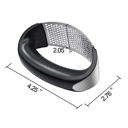 image for HOXHA Garlic Press Squeezer, Stainless Steel Mincer Ginger Crusher Pee