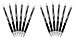 Uni-Ball Signo 207 Retractable Gel Ink Rollerball Pens, Bold Point 1.0mm, Pack of 12 (Black)