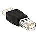 Insten USB Female to Male Ethernet RJ45 Plug Adapter (USB Type A to RJ45 F/M), Black