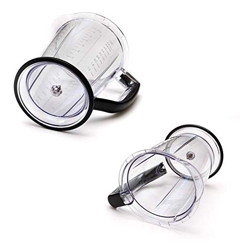 Enbizio Blender Replacement Parts for Ninja Master Prep Qb1004-48 oz Pitcher + Storage Lid