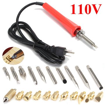 Generic 110V 30W Craft Soldering Art Pen Wood Burning Tool Kit
