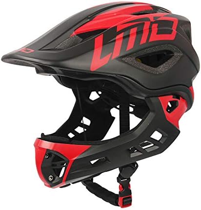 DYM258 Bike Helmet Kid Full Covered Face Protection Detachable Suitable for Balance Bike Cycling Motocross MTV BMX Breathable Safety Multicolor