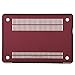 MOSISO Plastic Hard Case Only Compatible Old MacBook Pro 13 Inch, Deep Red