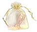 Earth Therapy Pocket Guardian Angel with Serenity Prayer Card - Pink Healing Stone Figurine - Rose Quartz
