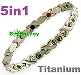 Magnetic Energy Germanium Armband Power Bracelet Health Bio Magnet 5in1 Lady's 311