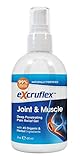 Muscle Pain Relief Cream - Topical Joint And Muscle Pain Relief Gel - Excruflex - All Natural, Soothing, Deep Penetrating And Warming Gel - 2oz