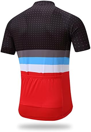 Runmaner Coconut Men's Cycling Jersey Short Sleeve Road Bike Biking Shirt Bicycle Clothes - Breathable and Quick-Dry