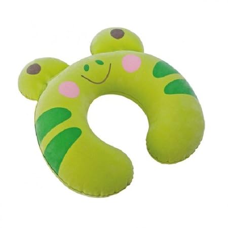 Intex Inflatable Travel Pillow For Kids Green Frog Amazon Co