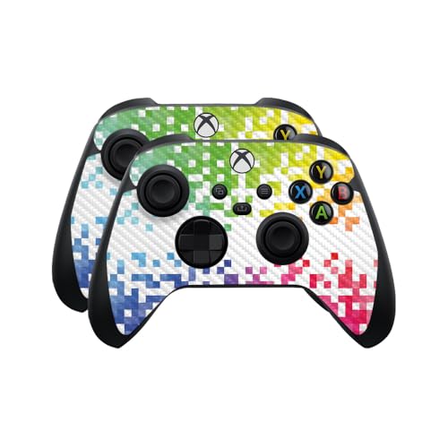 Carbon Fiber Skin Compatible with Microsoft Xbox Series X|S Controller (2 Pack)…
