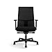 HON Ignition Series Mid-Back Work Chair - Mesh Computer Chair for Office Desk, Black (HONIW103NT10)