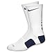 Nike Elite Basketball Crew (L) Mens Style: SX3693-102 Size: XL 8-12 White/Midnight Navy MENS