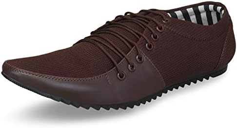 Esense Men's Blue Black Synthetic Casual Shoes