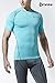 CLSL TM-R13-SBNZ_Medium TSLA Men's Short Sleeve T-Shirt Cool Dry Compression Baselayer R13