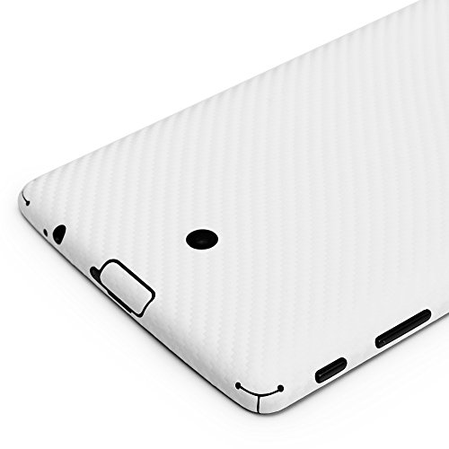 ArmorSuit MilitaryShield - LG G PAD 8.0 Screen Protector + White Carbon Fiber Full Body Skin Protectorw/ Lifetime Replacements