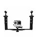 Vicdozia Universal Aluminum Metal Handheld Stabilizer Hand Grip Underwater Mounting Tray for GoPro Hero 5 Session 4S 4 3+ 3 Under Water Photography Dome Port Lens Accessory