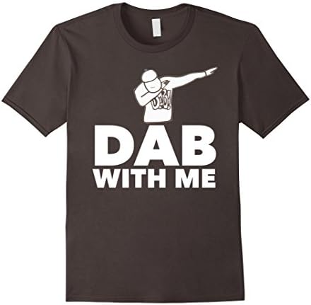 Men's Dab With Me Dabbing Dance Funny Gift T-Shirt XL Asphalt
