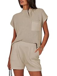 ANRABESS Two 2 Piece Outfits Womens 2024 Spring