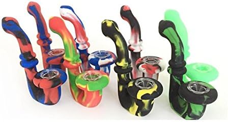 Silicone Smoking Spoon Sherlock U-shaped Pipe One Piece Random Color