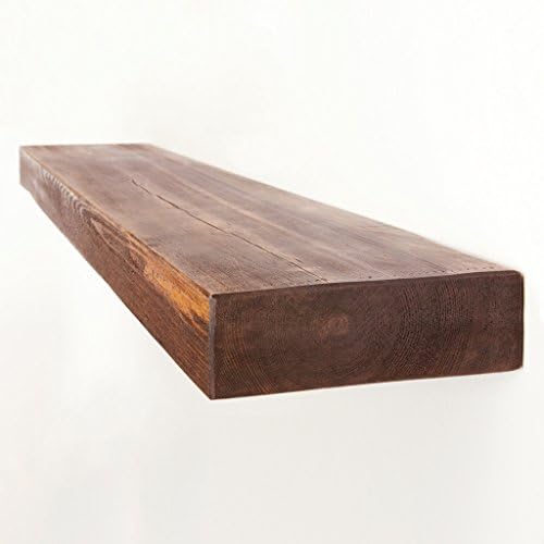 Funky Chunky Furniture 9x3 Rustic Chunky Wooden Floating Shelf, Medium Oak, 30cm