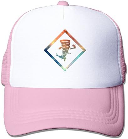 Shark Tornado Children Custom Mesh Hat One Size Fits Most Dancing Mesh Cap Adjustable