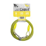 BV Pet Small Tie Out Cable for Dog up to 35 Pound, 25-Feet