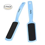 Eightwins Pedicure Foot File  Callus Remover, Blue (Pack of 2)