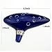 Xubox Legend of Zelda Ocarina, 12 Hole Alto C Handcrafted and Tuned Ocarina Ceramic Flute Musical Instrument with Music Textbook, Display Hand Stand and Protective Bag