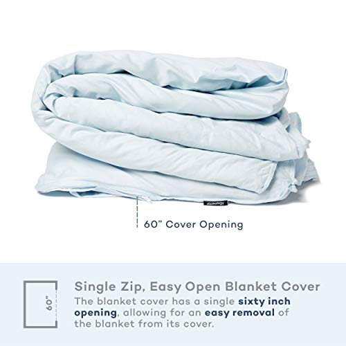 Dozeology Cooling Weighted Blanket Premium 160GSM Luxury Cotton Cover