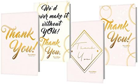 Set of 4 Stylish and Elegant Greeting Card assortment by Kinna LeBlanc Creative (57250)