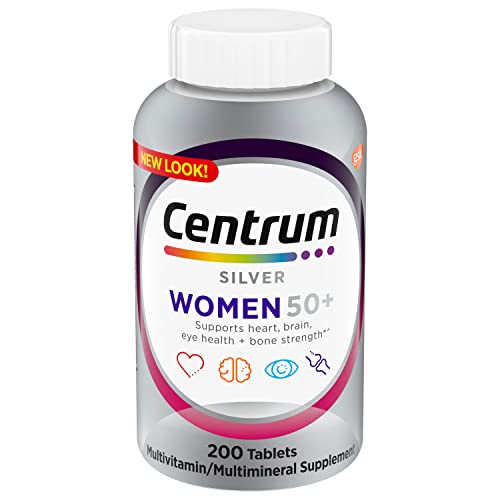 Centrum Silver Women's Multivitamin for Women 50 Plus, Multivitamin