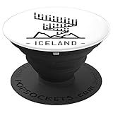 Northern Lights and Glaciers Iceland - PopSockets