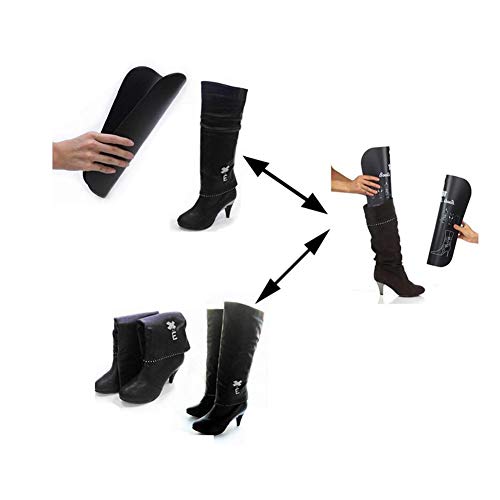 Happyupcity 1 Pair 22 Inch White PP Plastic Support Shape Shoes Tree Portable Multipurpose Tall Short Boot Shaper Tree Inserts Cloth Shoes Mitt Long Thigh Boot Knee Boots Elastic Shoe Braces