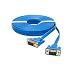 DTECH Ultra Slim Flat Computer Monitor VGA Cable 25 Feet in Blue 8m primary