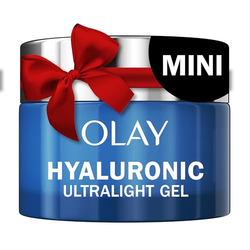 OLAY REGENERIST HYALURONIC + PEPTIDE 24 GEL FACE MOISTURIZER, FRAGRANCE-FREE, TRIAL SIZE, .5 OZ