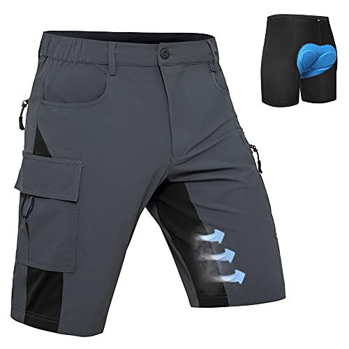 baggy cycling shorts with padding