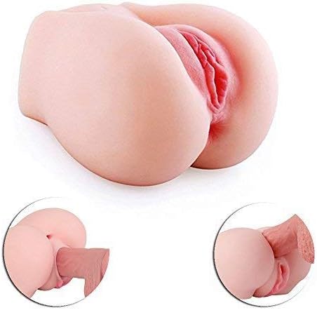 RQ6-3D Silicone 2 in 1 Po&cke`t P&ussys for Men's Lõv-e Dõ-ll, Poc&ket Pus&syfoot (Flesh)