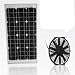 Amtrak Solar's Powerful 40-Watt with 12 inch Solar Attic Fan Quietly Cools and Ventilates your house, garage, RV or boat and protects against moisture build-up.