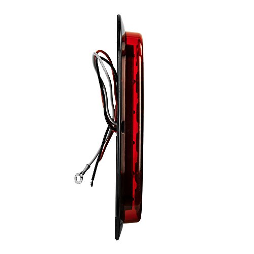 Blazer C562RTM LED 6-Inch Oval Stop / Tail / Turn / Park Red Light - Clear