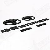 Nox Lux 2014-2018 Toyota 4Runner SR5 Matte Black Out Emblem Overlay Badges