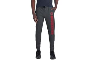CAMPUS LAB Officially Licensed Jogger Sweatpants Unisex for Men & Women with Pockets Collegiate Team Logo Charcoal Heather Collection