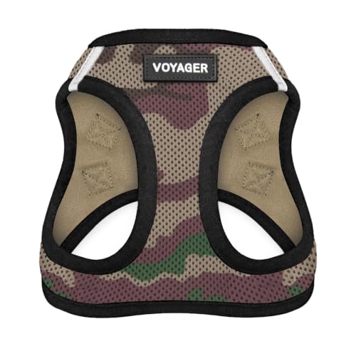 Voyager Step-in Air Hondentuig - Instapharnas van mesh voor alle weersomstandigheden voor kleine en middelgrote honden van Best Pet Supplies - harnas (leger/zwarte trim), XXX-Small