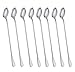 TeamFar Long Spoon, 7 ¾ Inch Long Handle Mixing Stirring Spoons Stainless Steel, For Ice Tea Coffee Cocktail Espresso Ice Cream - Set of 8
