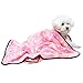 EXPAWLORER Fluffy Dog Blankets with Paw Print - Super Soft Warm Premium Fleece Pet Blanket, Cozy Flannel Throw for Small Dog Cat Puppy Kitty, Sleep Bed Mat Cover